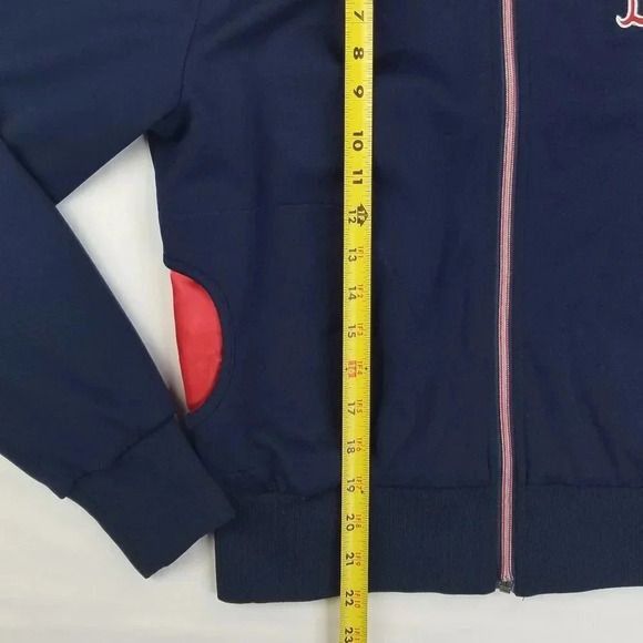 Boston Red Sox Women's Navy Track Jacket Size Med - Picture 7 of 7